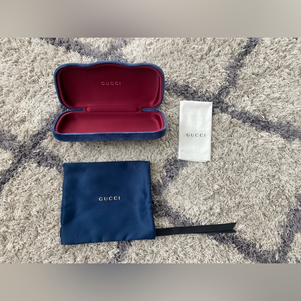 Gucci Blue Sunglass Case